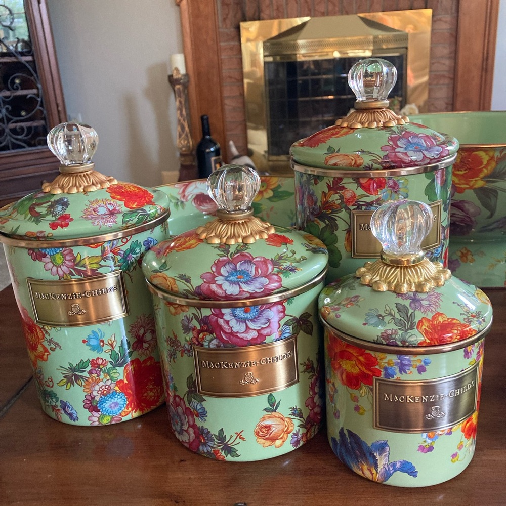 Mackenzie Childs canisters